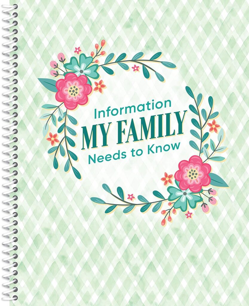 Information My Family Needs to Know Organizer     Spiral-bound – November 15, 2020