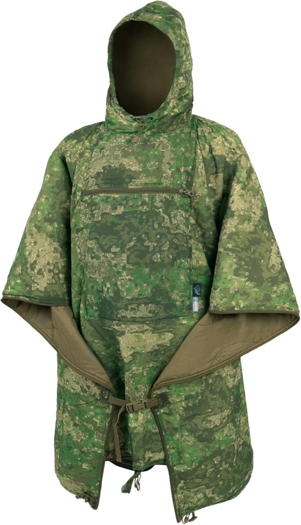 Helikon-Tex Swagman Roll Military Poncho - Multi-Purpose Poncho  Emergency Poncho - Survival Gear - Woobie Blanket  Jacket