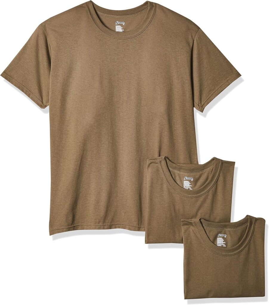 Soffe Mens 3 Pack - USA Poly/Cotton Military Tee